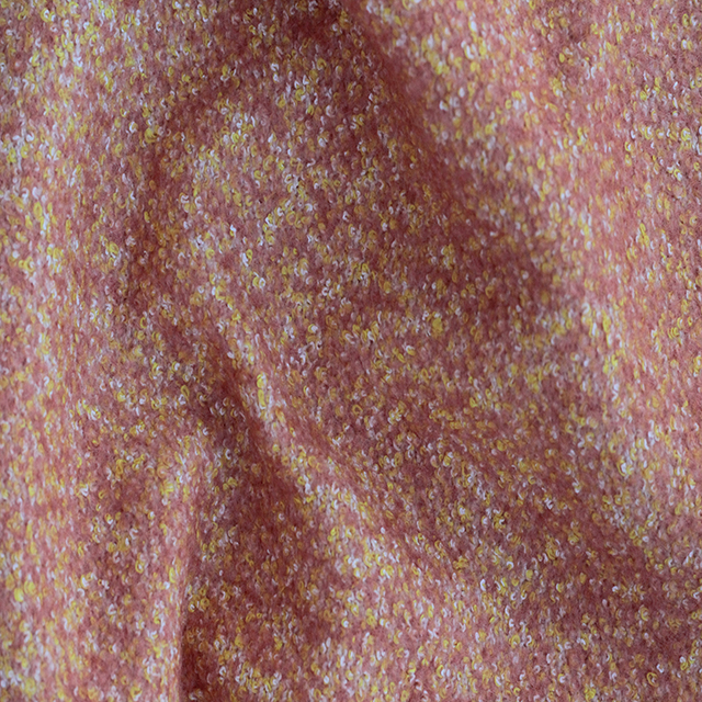 Оптом пальтовые ткани LRC-9079 (Peach Yellow) 