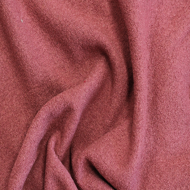 Оптом пальтовые ткани Однотонная варенная шерсть SG-244 (Deco Rose) 